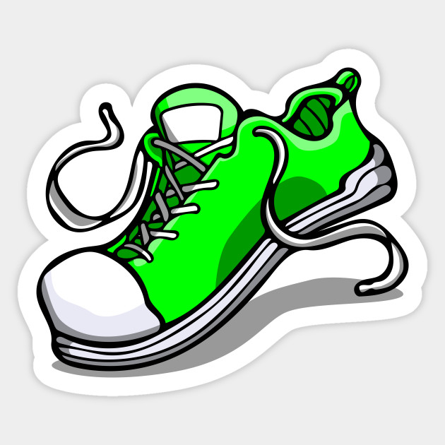 Green Shoe *RGB Collection* Shoes Sticker TeePublic